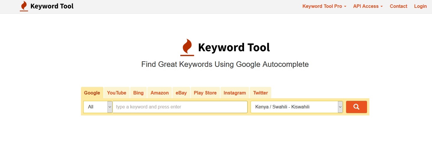keywordtool.io keyword planner